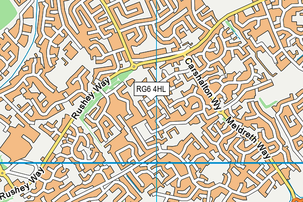 RG6 4HL map - OS VectorMap District (Ordnance Survey) RG6 4HL map - OS VectorMap District (Ordnance Survey)