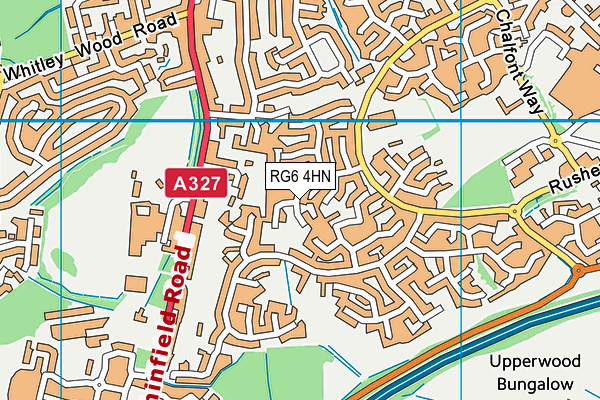 RG6 4HN map - OS VectorMap District (Ordnance Survey) RG6 4HN map - OS VectorMap District (Ordnance Survey)