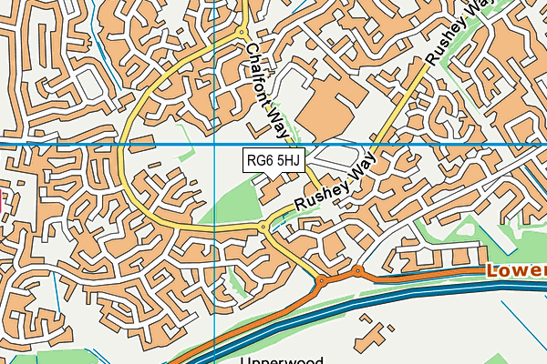 RG6 5HJ map - OS VectorMap District (Ordnance Survey) RG6 5HJ map - OS VectorMap District (Ordnance Survey)