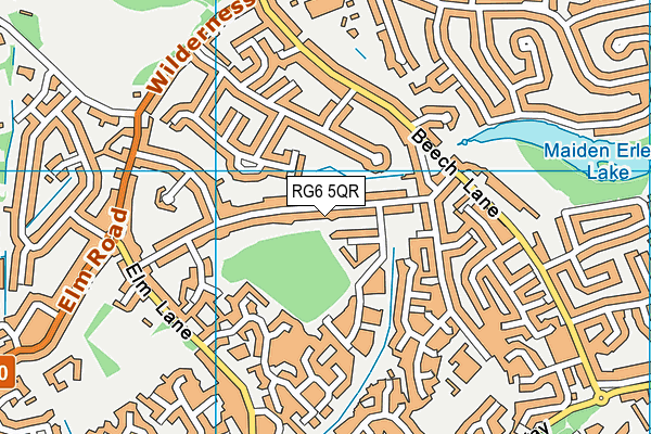 RG6 5QR map - OS VectorMap District (Ordnance Survey) RG6 5QR map - OS VectorMap District (Ordnance Survey)