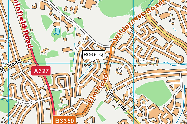 RG6 5TQ map - OS VectorMap District (Ordnance Survey)