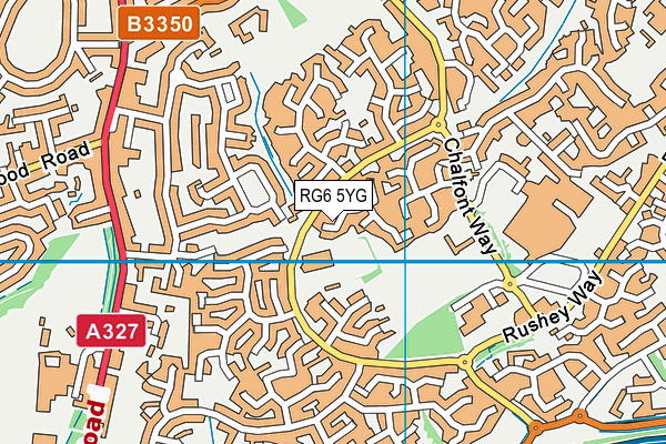 RG6 5YG map - OS VectorMap District (Ordnance Survey) RG6 5YG map - OS VectorMap District (Ordnance Survey)
