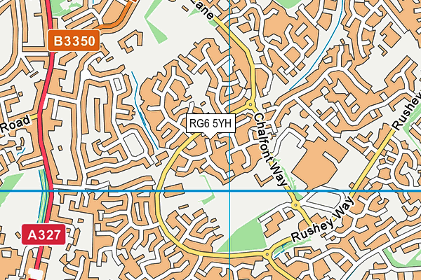 RG6 5YH map - OS VectorMap District (Ordnance Survey) RG6 5YH map - OS VectorMap District (Ordnance Survey)