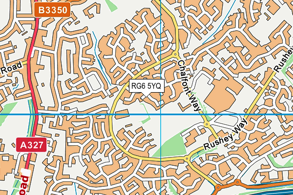 RG6 5YQ map - OS VectorMap District (Ordnance Survey) RG6 5YQ map - OS VectorMap District (Ordnance Survey)