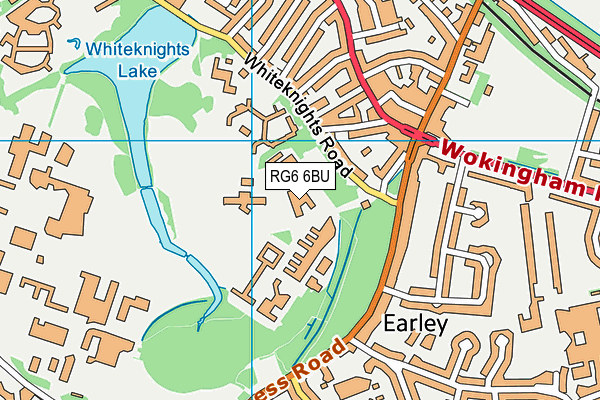 RG6 6BU map - OS VectorMap District (Ordnance Survey)