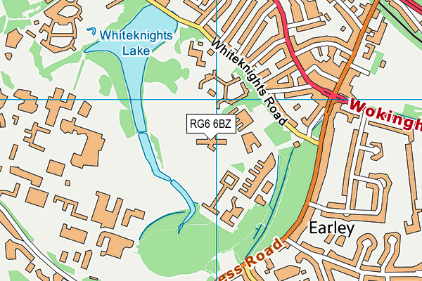 RG6 6BZ map - OS VectorMap District (Ordnance Survey) RG6 6BZ map - OS VectorMap District (Ordnance Survey)