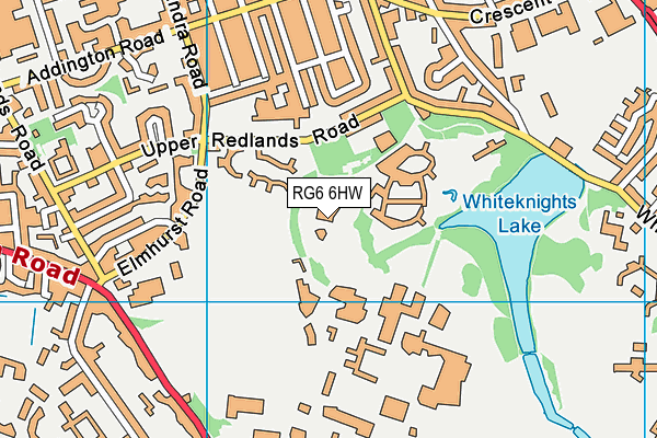RG6 6HW map - OS VectorMap District (Ordnance Survey) RG6 6HW map - OS VectorMap District (Ordnance Survey)