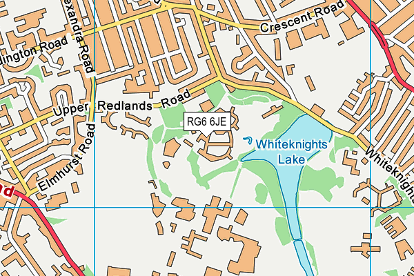 RG6 6JE map - OS VectorMap District (Ordnance Survey) RG6 6JE map - OS VectorMap District (Ordnance Survey)
