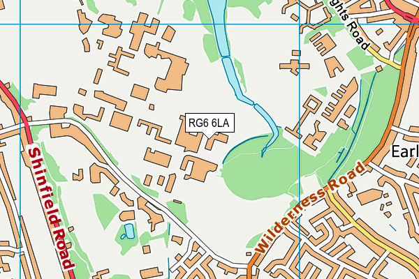 RG6 6LA map - OS VectorMap District (Ordnance Survey) RG6 6LA map - OS VectorMap District (Ordnance Survey)