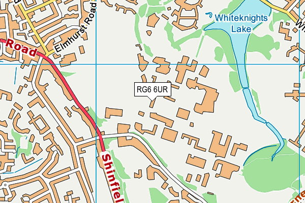 RG6 6UR map - OS VectorMap District (Ordnance Survey) RG6 6UR map - OS VectorMap District (Ordnance Survey)