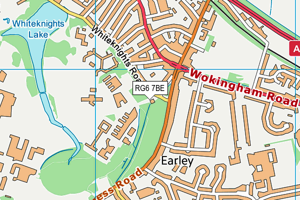 RG6 7BE map - OS VectorMap District (Ordnance Survey) RG6 7BE map - OS VectorMap District (Ordnance Survey)