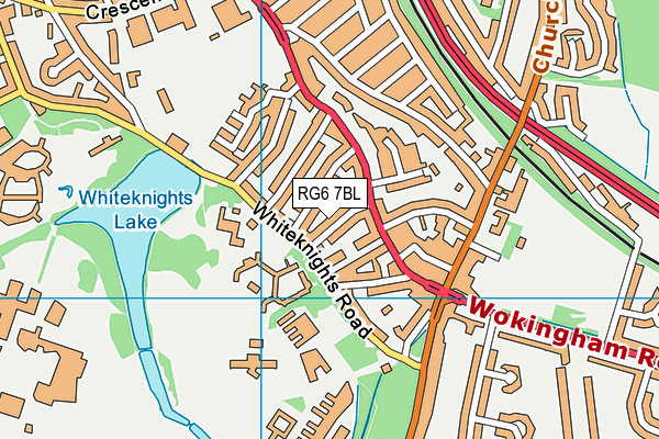 RG6 7BL map - OS VectorMap District (Ordnance Survey) RG6 7BL map - OS VectorMap District (Ordnance Survey)