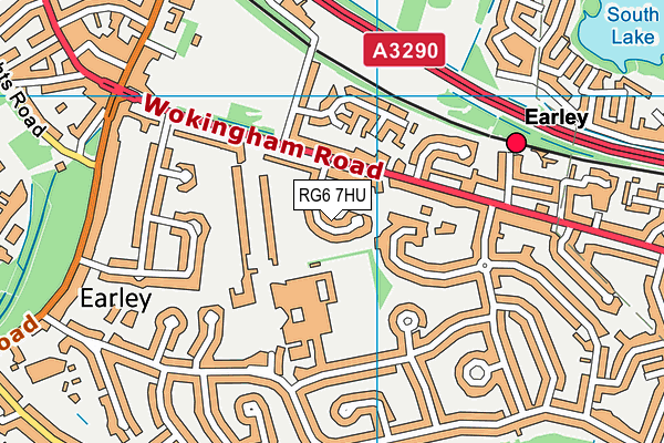 RG6 7HU map - OS VectorMap District (Ordnance Survey) RG6 7HU map - OS VectorMap District (Ordnance Survey)