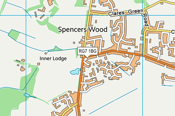 RG7 1BG map - OS VectorMap District (Ordnance Survey) RG7 1BG map - OS VectorMap District (Ordnance Survey)