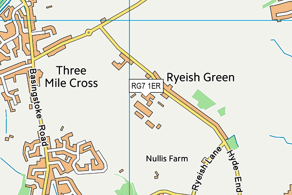 RG7 1ER map - OS VectorMap District (Ordnance Survey) RG7 1ER map - OS VectorMap District (Ordnance Survey)