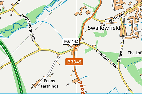 RG7 1HZ map - OS VectorMap District (Ordnance Survey) RG7 1HZ map - OS VectorMap District (Ordnance Survey)