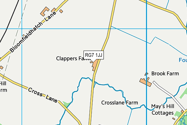 RG7 1JJ map - OS VectorMap District (Ordnance Survey) RG7 1JJ map - OS VectorMap District (Ordnance Survey)