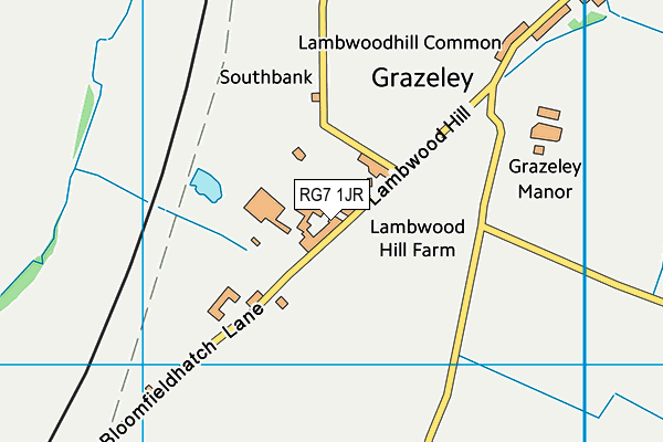 RG7 1JR map - OS VectorMap District (Ordnance Survey)