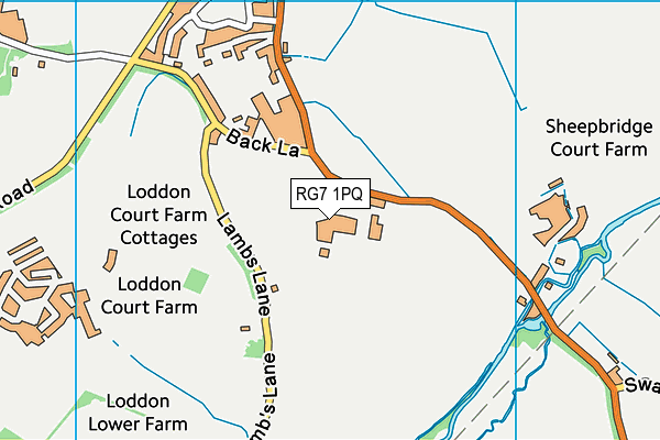 RG7 1PQ map - OS VectorMap District (Ordnance Survey) RG7 1PQ map - OS VectorMap District (Ordnance Survey)