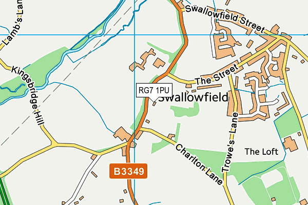 RG7 1PU map - OS VectorMap District (Ordnance Survey) RG7 1PU map - OS VectorMap District (Ordnance Survey)