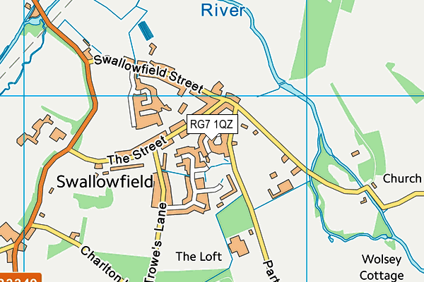 RG7 1QZ map - OS VectorMap District (Ordnance Survey) RG7 1QZ map - OS VectorMap District (Ordnance Survey)