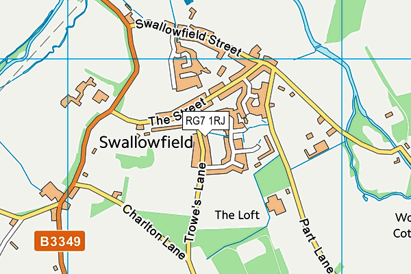 RG7 1RJ map - OS VectorMap District (Ordnance Survey) RG7 1RJ map - OS VectorMap District (Ordnance Survey)