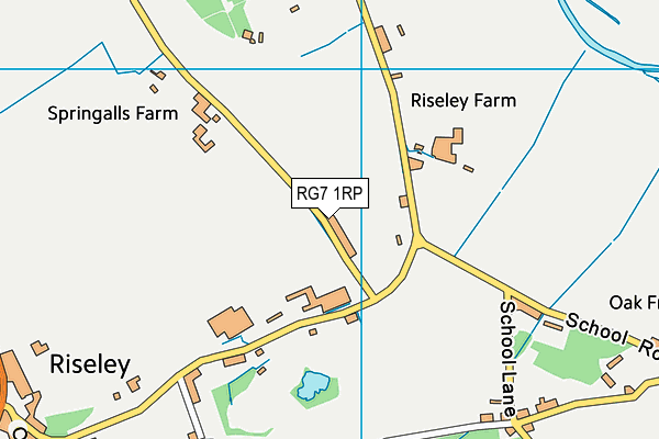 RG7 1RP map - OS VectorMap District (Ordnance Survey)