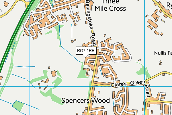 RG7 1RR map - OS VectorMap District (Ordnance Survey) RG7 1RR map - OS VectorMap District (Ordnance Survey)