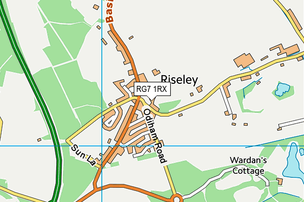 RG7 1RX map - OS VectorMap District (Ordnance Survey) RG7 1RX map - OS VectorMap District (Ordnance Survey)