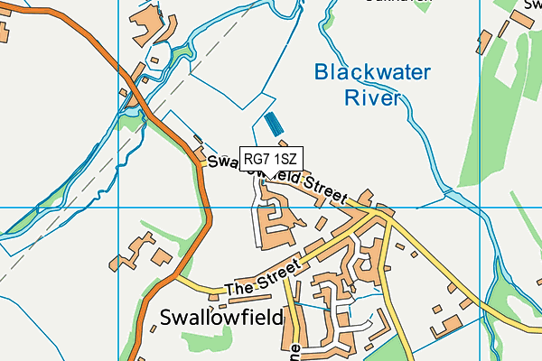 RG7 1SZ map - OS VectorMap District (Ordnance Survey) RG7 1SZ map - OS VectorMap District (Ordnance Survey)