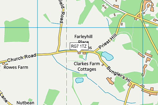 RG7 1TZ map - OS VectorMap District (Ordnance Survey) RG7 1TZ map - OS VectorMap District (Ordnance Survey)