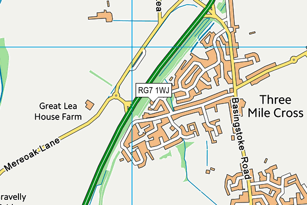 RG7 1WJ map - OS VectorMap District (Ordnance Survey) RG7 1WJ map - OS VectorMap District (Ordnance Survey)