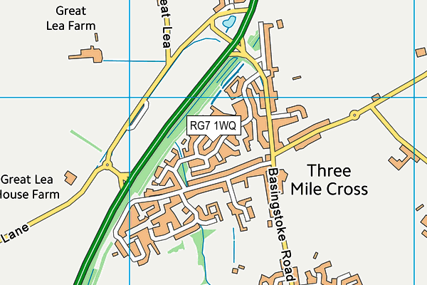 RG7 1WQ map - OS VectorMap District (Ordnance Survey) RG7 1WQ map - OS VectorMap District (Ordnance Survey)