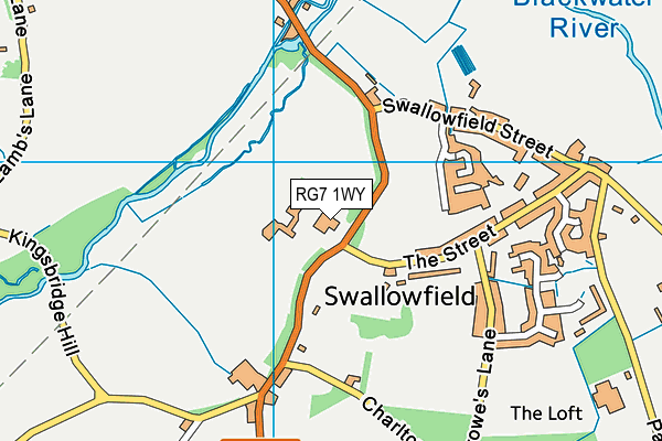 RG7 1WY map - OS VectorMap District (Ordnance Survey) RG7 1WY map - OS VectorMap District (Ordnance Survey)