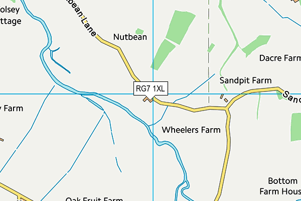 RG7 1XL map - OS VectorMap District (Ordnance Survey) RG7 1XL map - OS VectorMap District (Ordnance Survey)