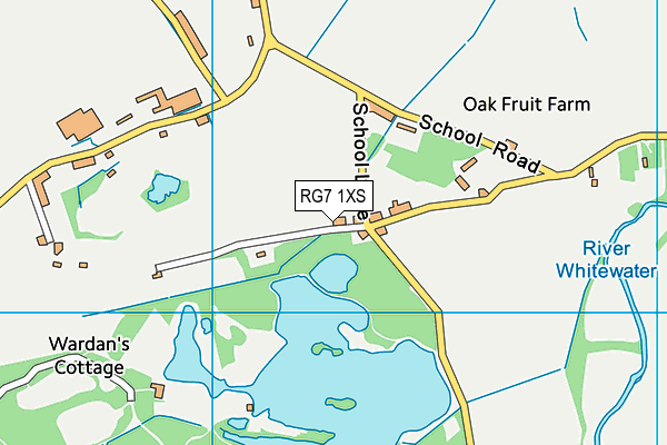 RG7 1XS map - OS VectorMap District (Ordnance Survey) RG7 1XS map - OS VectorMap District (Ordnance Survey)