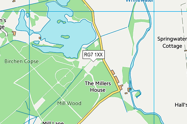 RG7 1XX map - OS VectorMap District (Ordnance Survey) RG7 1XX map - OS VectorMap District (Ordnance Survey)