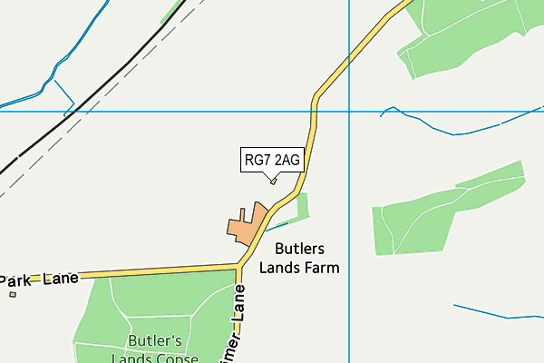 RG7 2AG map - OS VectorMap District (Ordnance Survey) RG7 2AG map - OS VectorMap District (Ordnance Survey)