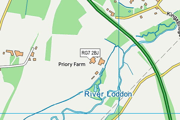 RG7 2BJ map - OS VectorMap District (Ordnance Survey) RG7 2BJ map - OS VectorMap District (Ordnance Survey)