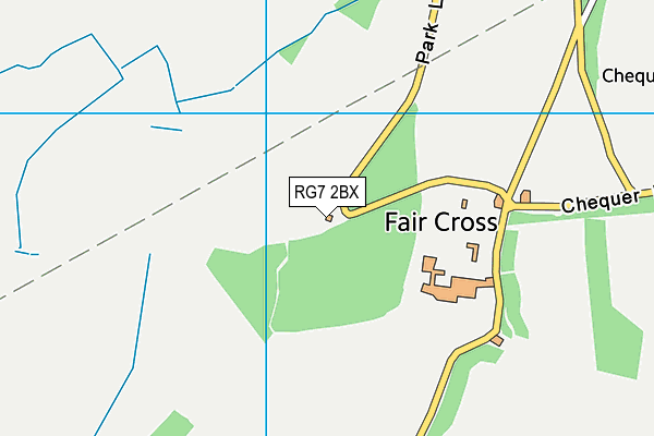 RG7 2BX map - OS VectorMap District (Ordnance Survey) RG7 2BX map - OS VectorMap District (Ordnance Survey)