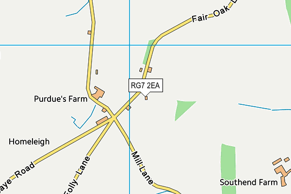 RG7 2EA map - OS VectorMap District (Ordnance Survey) RG7 2EA map - OS VectorMap District (Ordnance Survey)