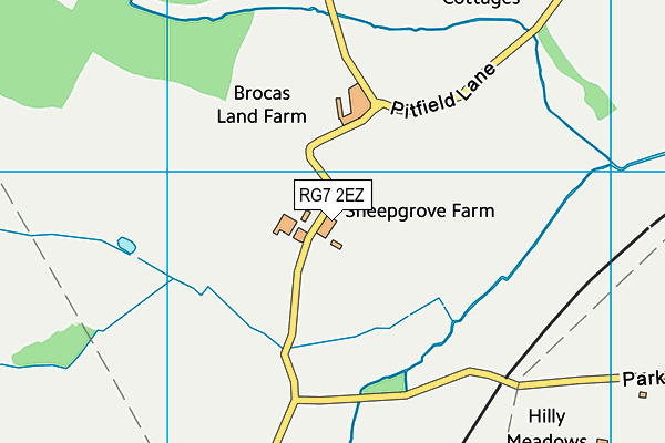 RG7 2EZ map - OS VectorMap District (Ordnance Survey) RG7 2EZ map - OS VectorMap District (Ordnance Survey)