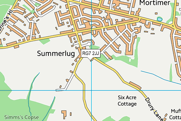 RG7 2JJ map - OS VectorMap District (Ordnance Survey) RG7 2JJ map - OS VectorMap District (Ordnance Survey)