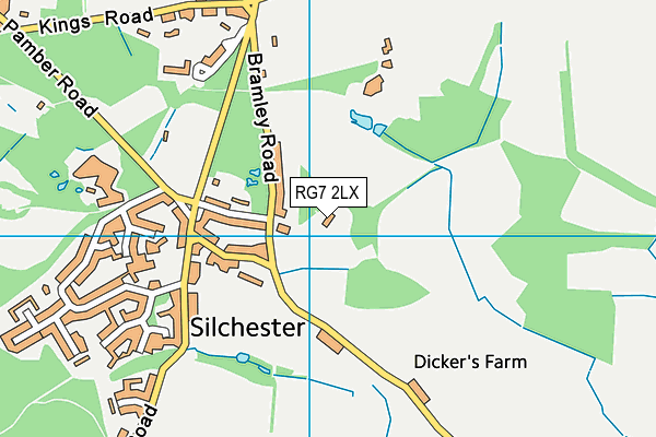RG7 2LX map - OS VectorMap District (Ordnance Survey) RG7 2LX map - OS VectorMap District (Ordnance Survey)