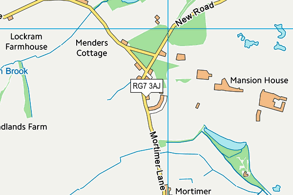 RG7 3AJ map - OS VectorMap District (Ordnance Survey) RG7 3AJ map - OS VectorMap District (Ordnance Survey)