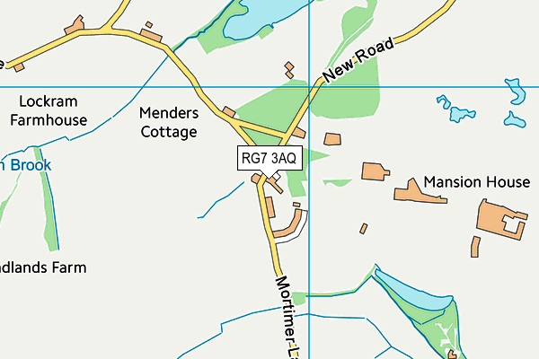 RG7 3AQ map - OS VectorMap District (Ordnance Survey) RG7 3AQ map - OS VectorMap District (Ordnance Survey)