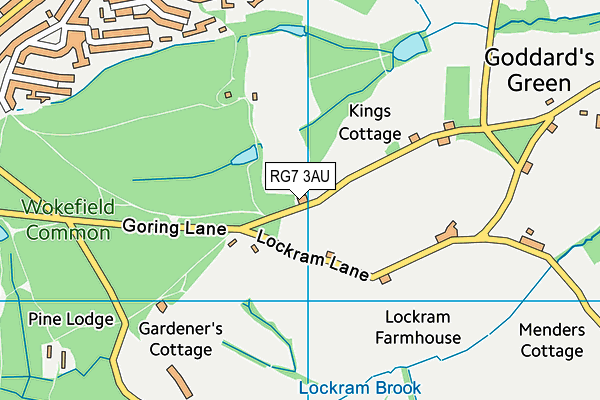 RG7 3AU map - OS VectorMap District (Ordnance Survey) RG7 3AU map - OS VectorMap District (Ordnance Survey)