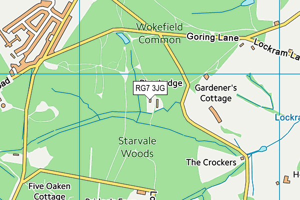 RG7 3JG map - OS VectorMap District (Ordnance Survey) RG7 3JG map - OS VectorMap District (Ordnance Survey)