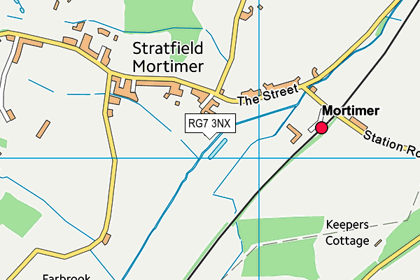 RG7 3NX map - OS VectorMap District (Ordnance Survey) RG7 3NX map - OS VectorMap District (Ordnance Survey)