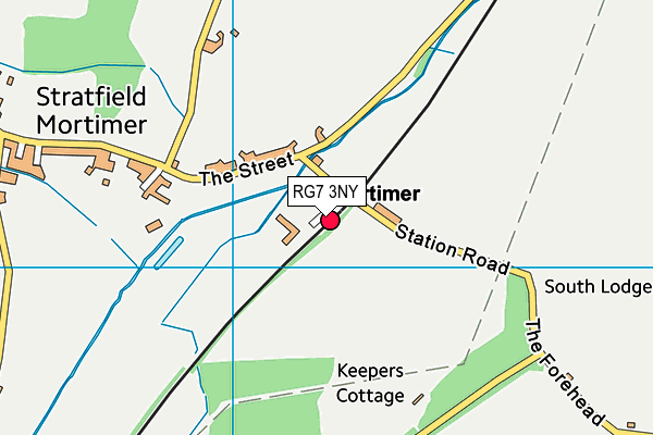 RG7 3NY map - OS VectorMap District (Ordnance Survey) RG7 3NY map - OS VectorMap District (Ordnance Survey)